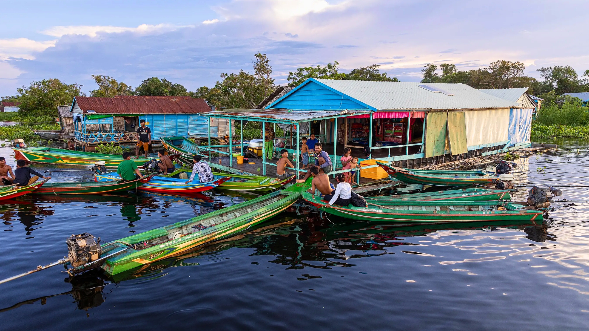 Cambodia Floating Village