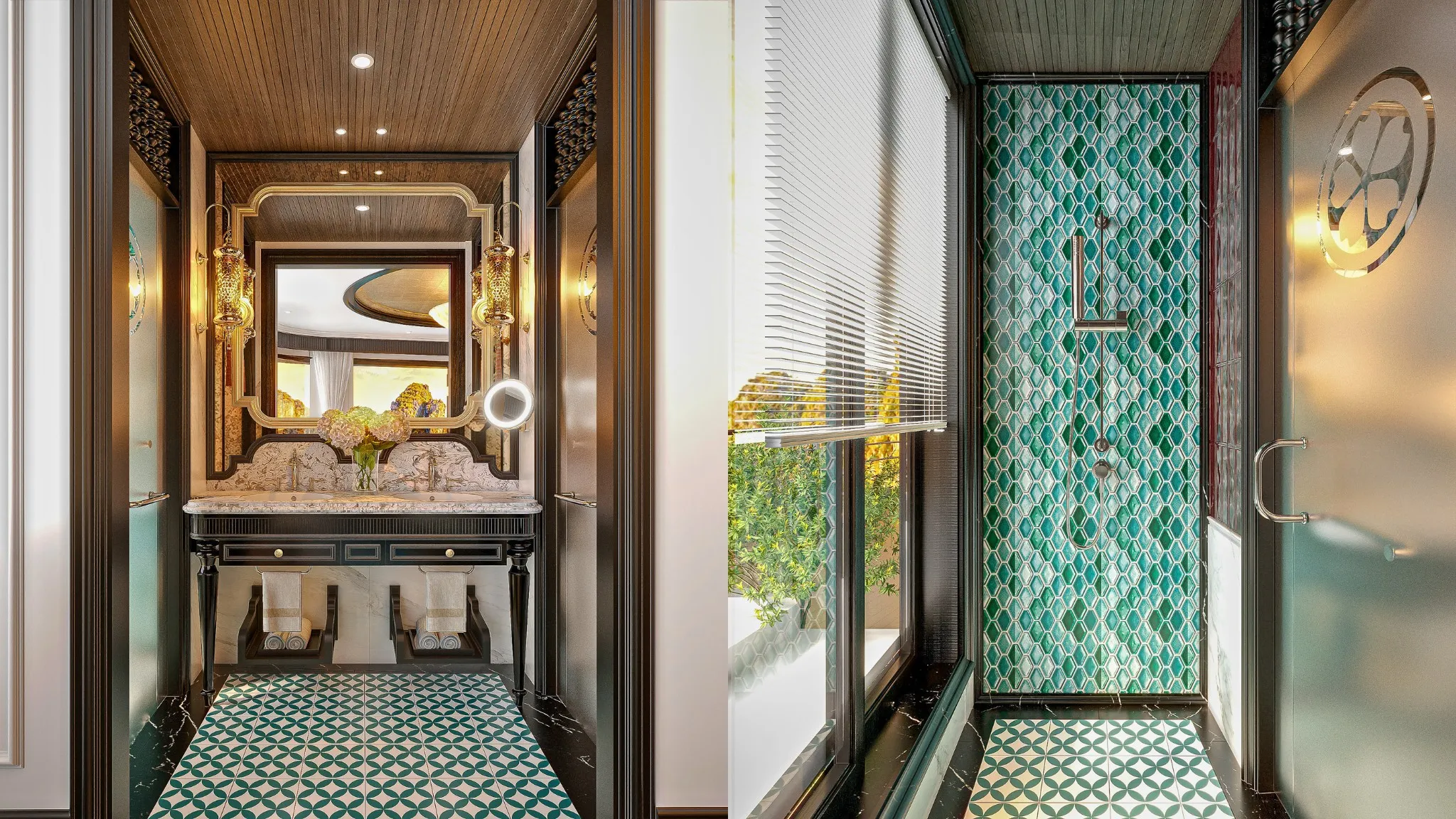Serene Bath With Seaview