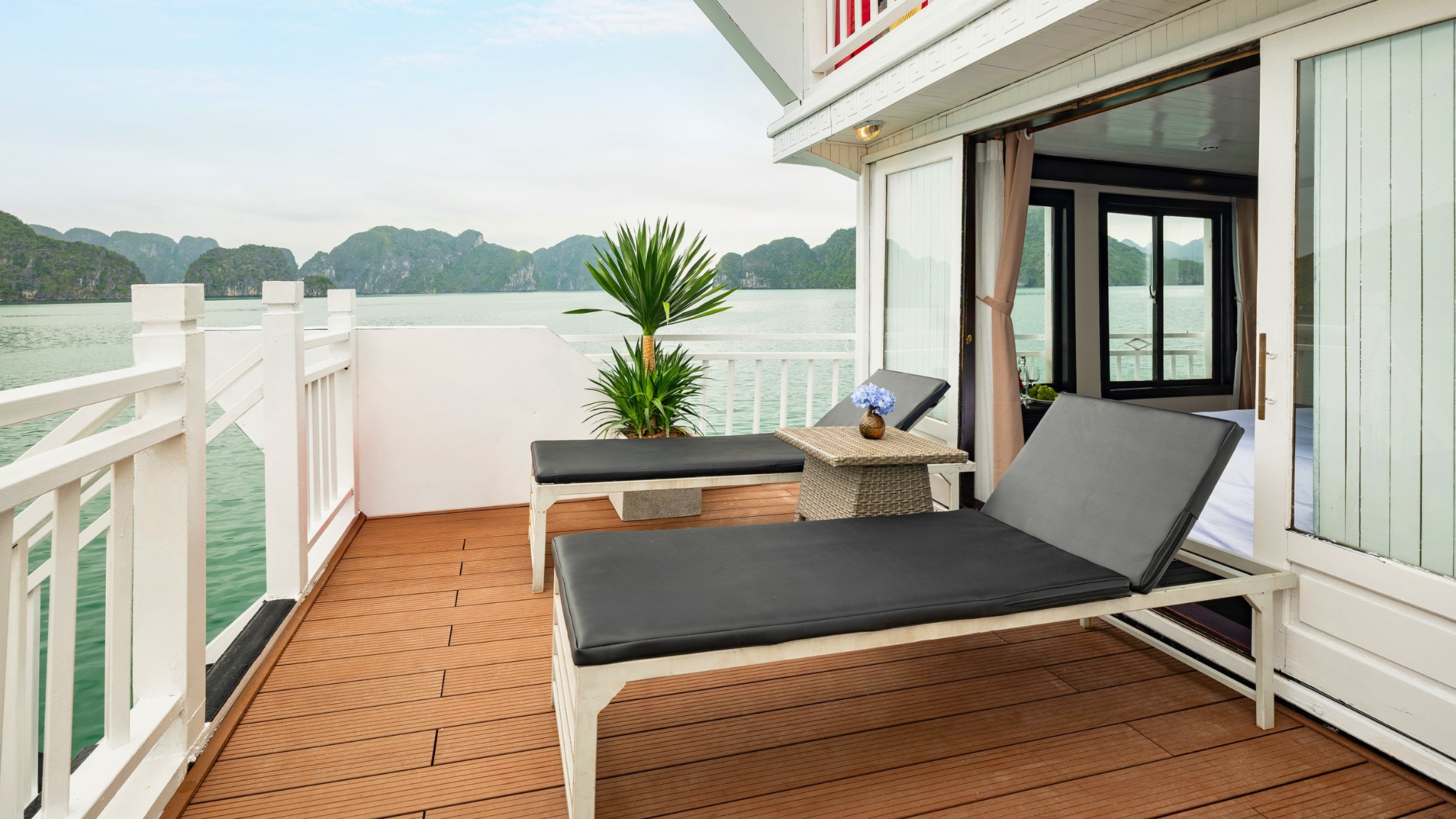 Private Terrace with Loungers