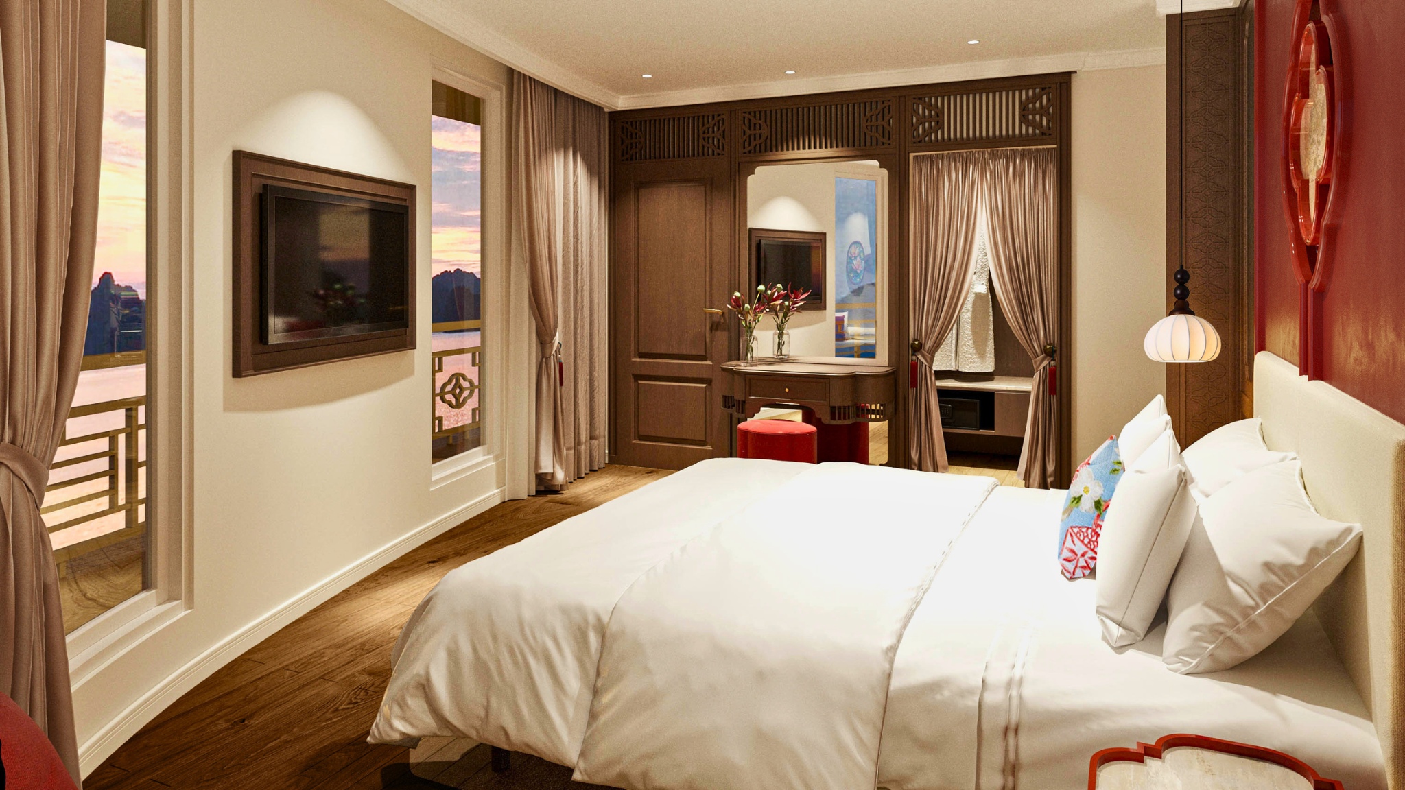 Most high-class suite on board