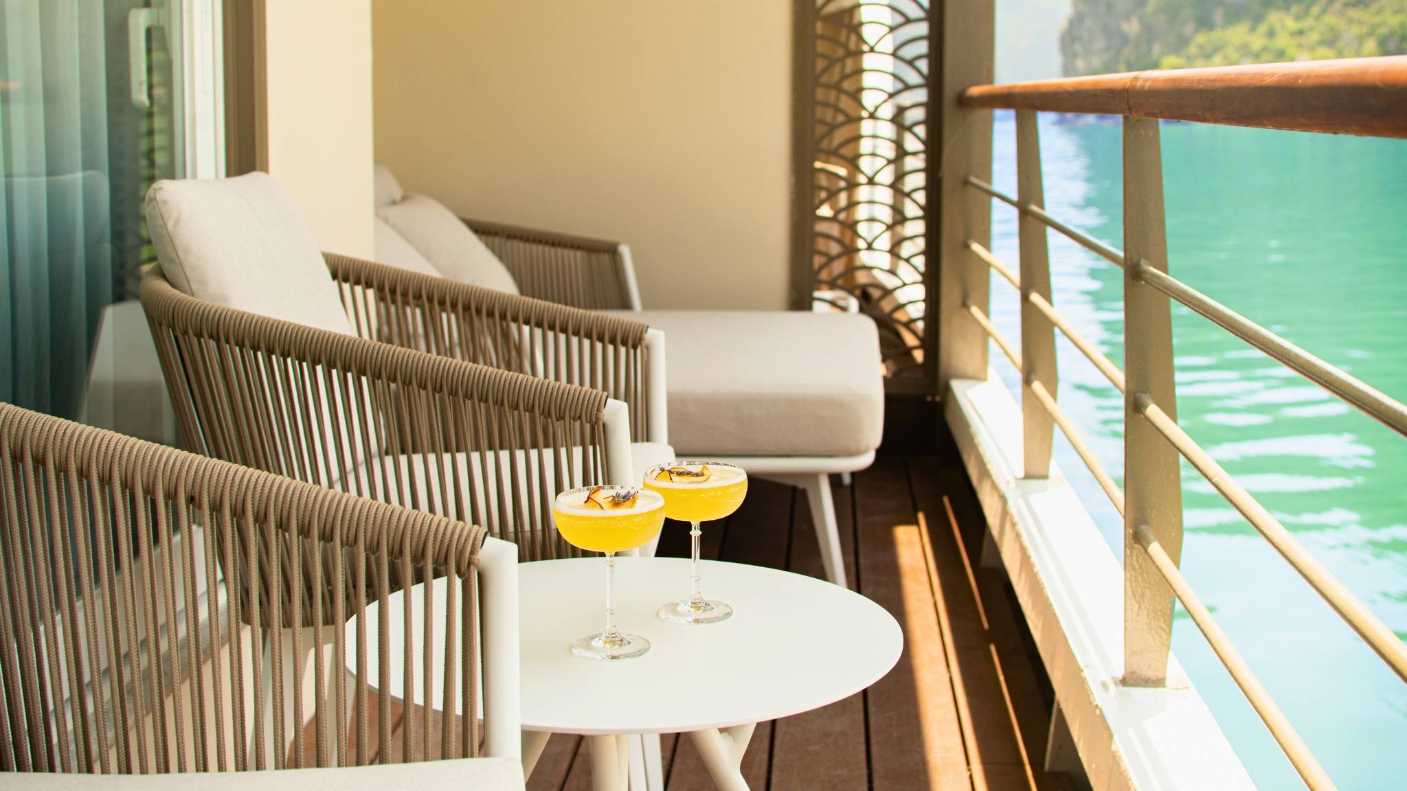 Private balcony to relax
