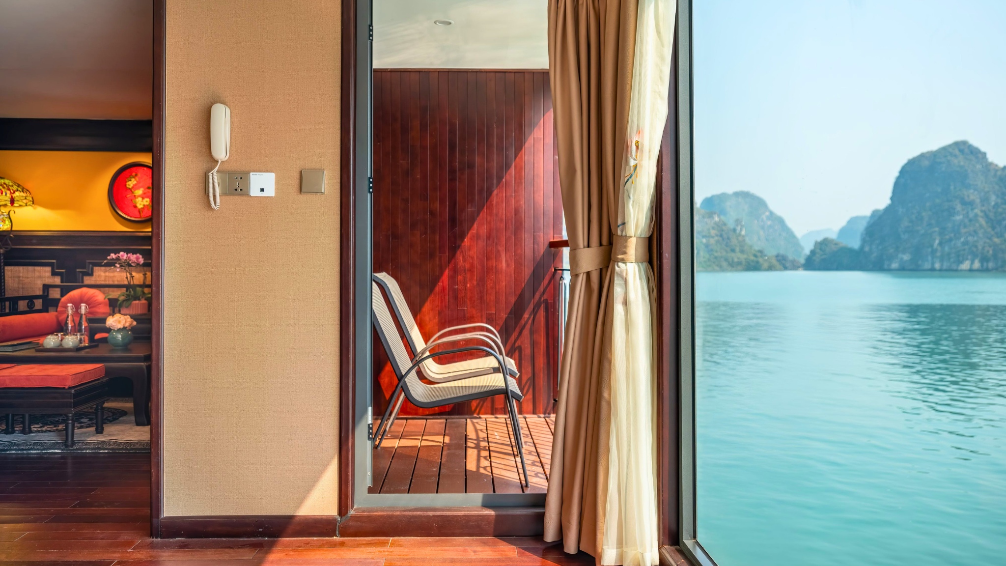 Private Balcony for sightseeing