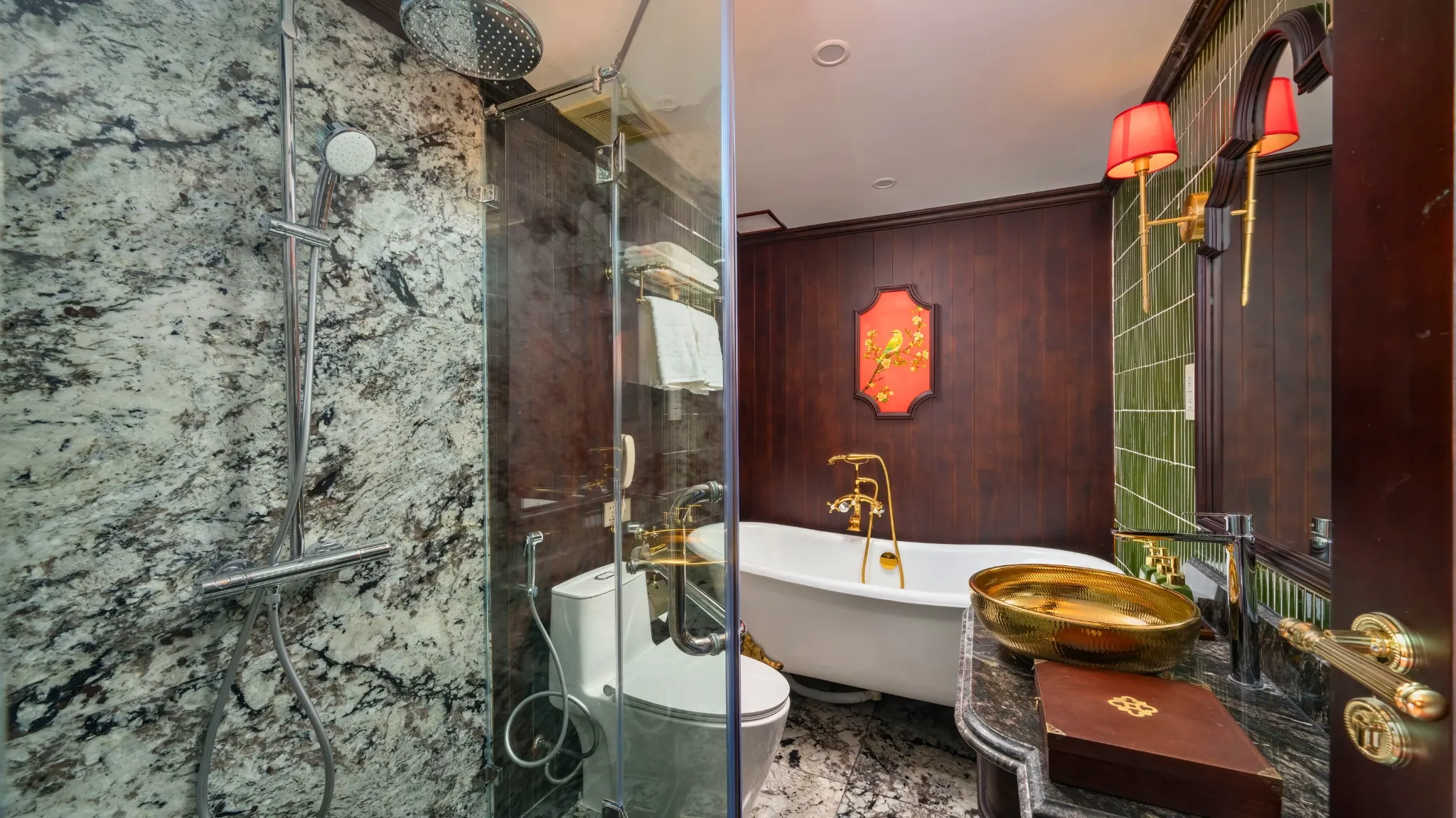 Bathroom with a bathtub