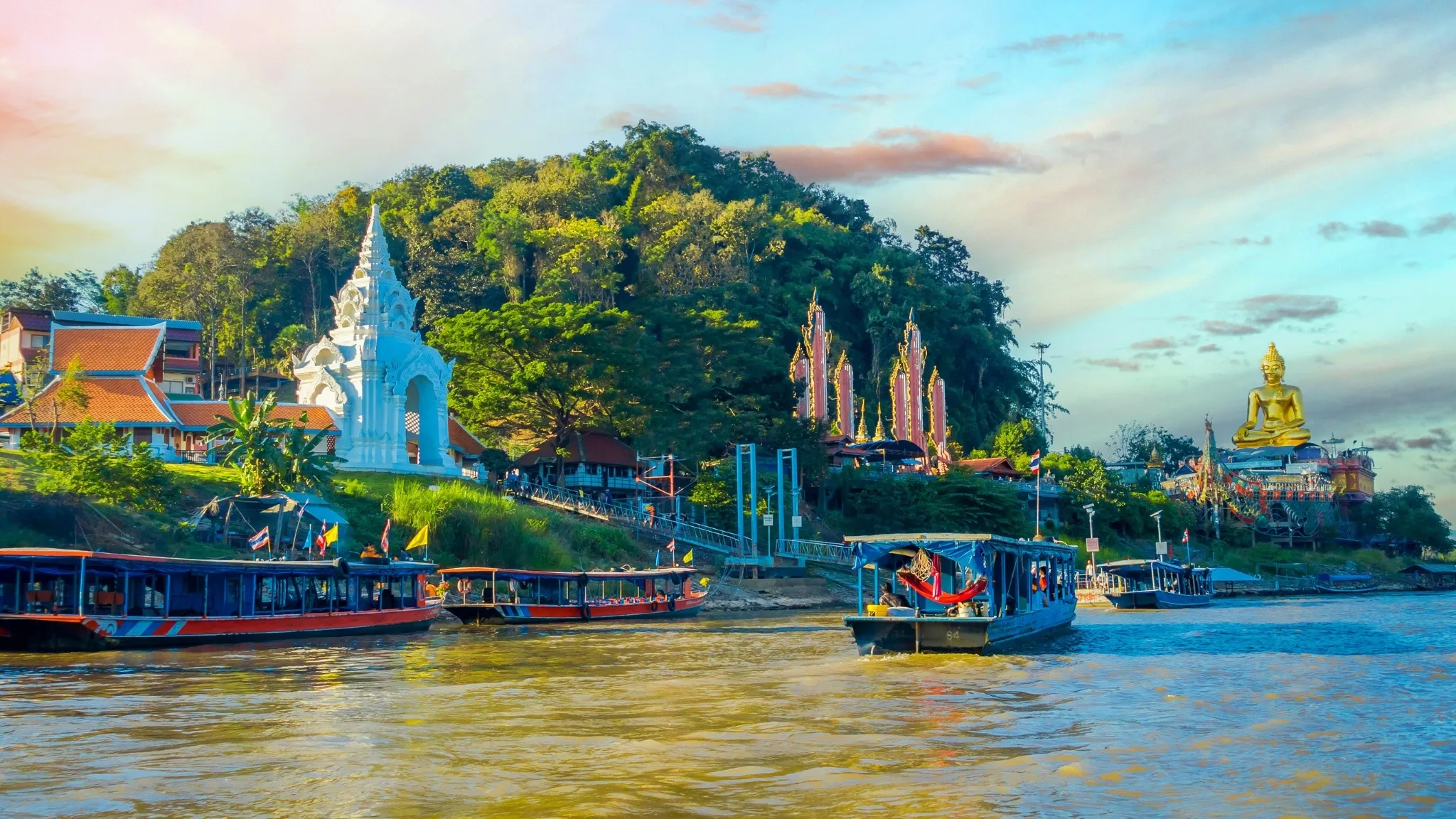 Golden Buddha At The Golden Triangle