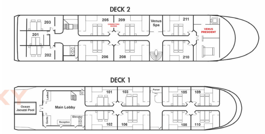 Deck Plan 1,2