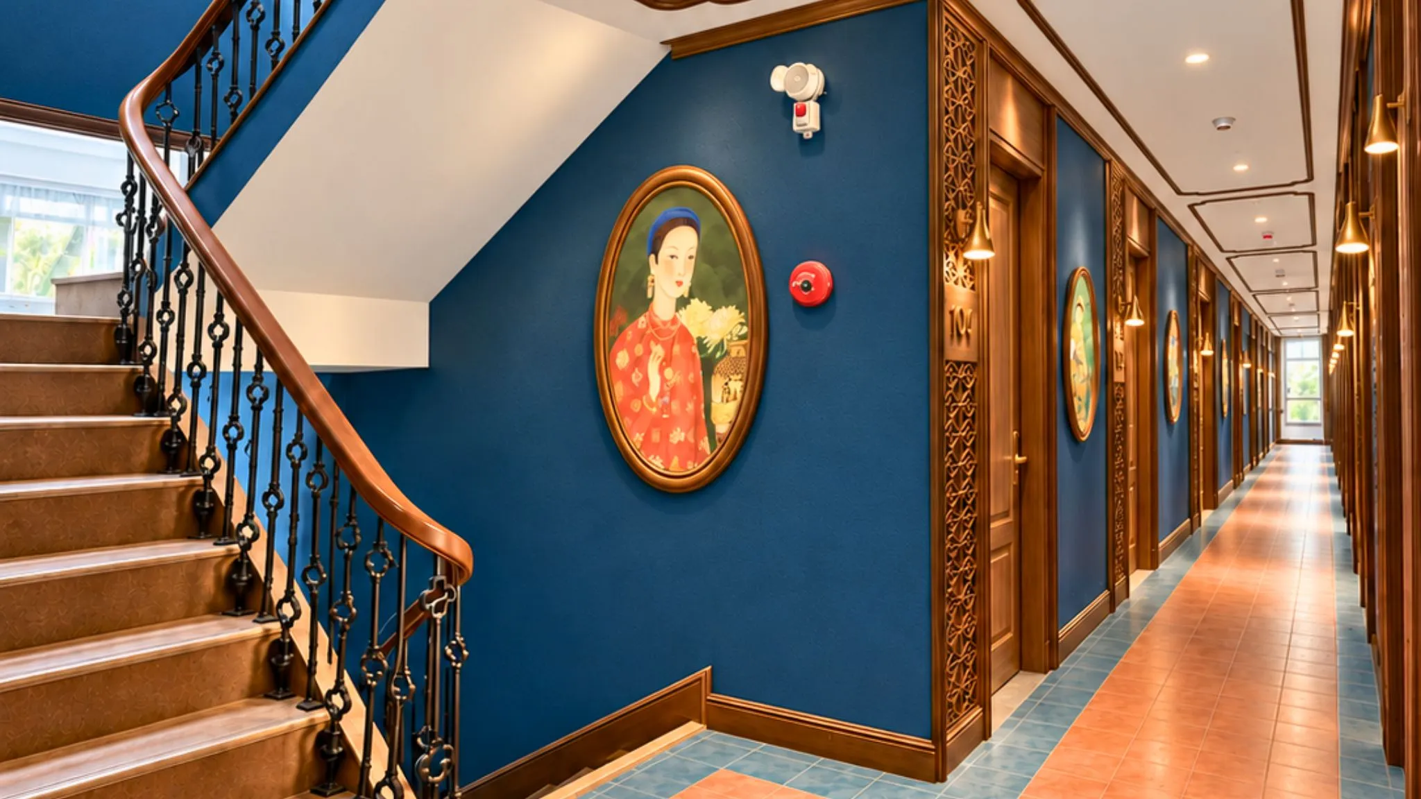 Nostalgic charm in the Hallway