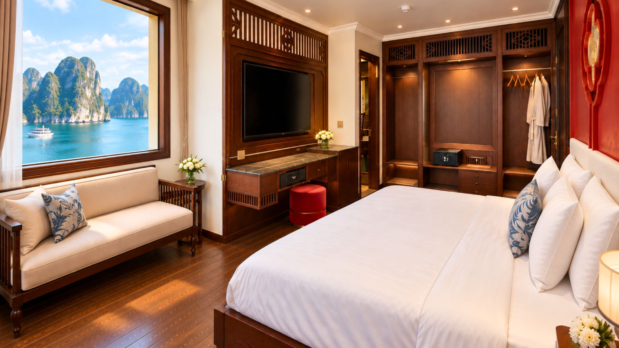 Most high-class suite on board
