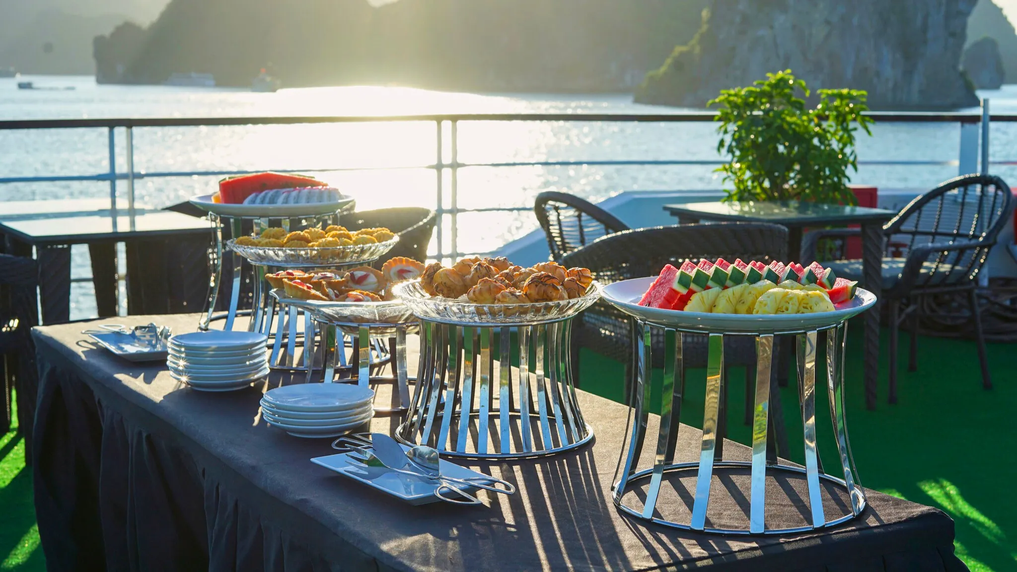Canape At Sunset Party
