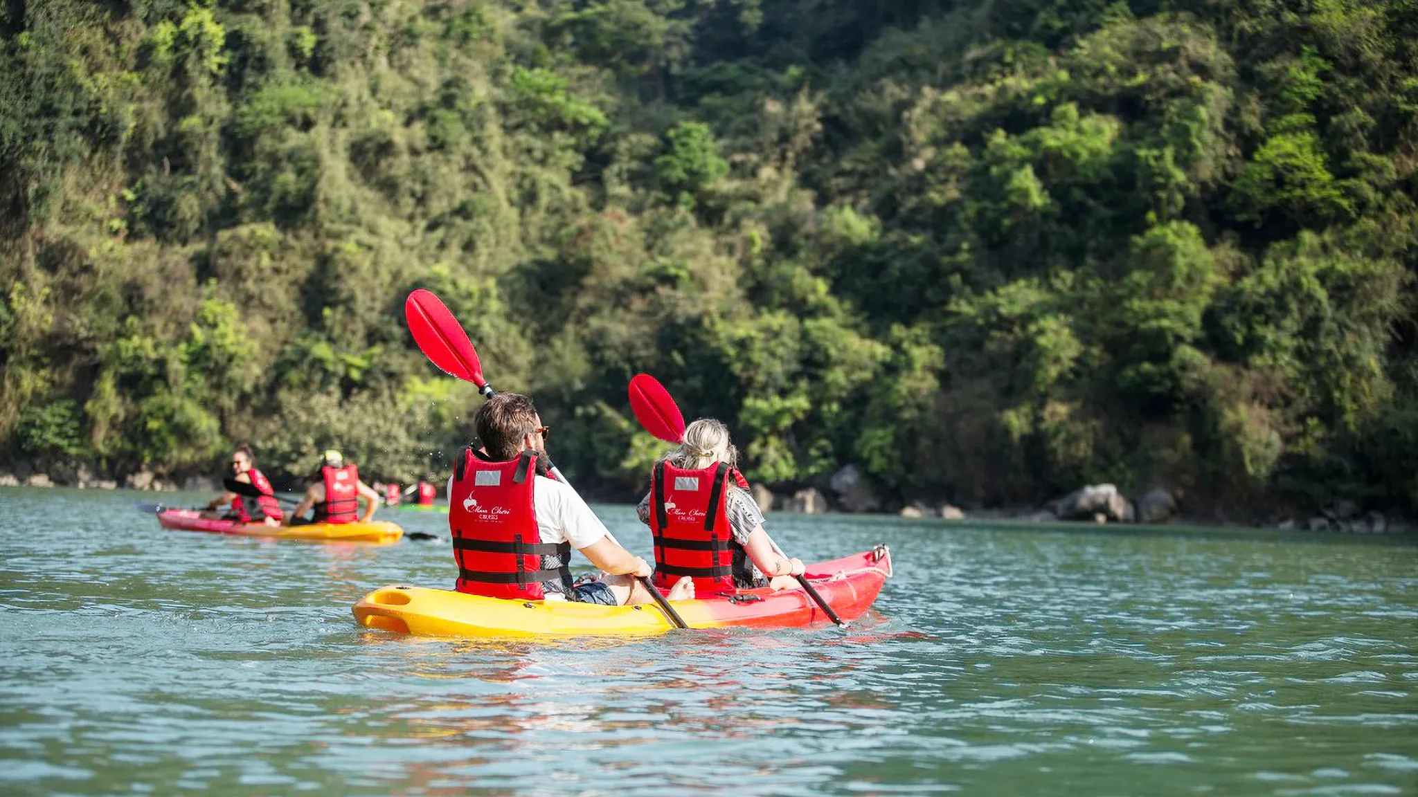 Kayaking Around Tra Bau Area