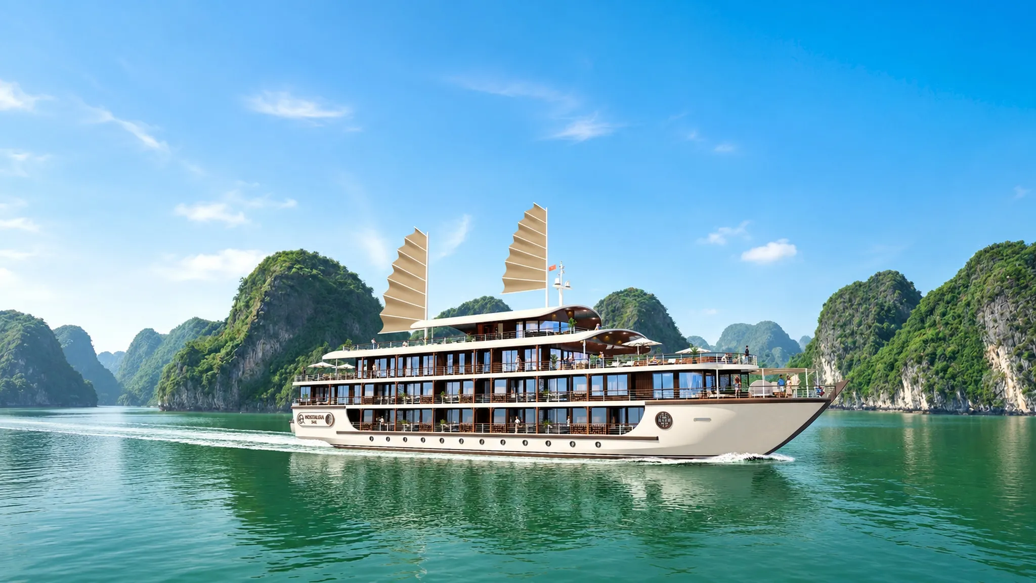 Nostalgia Sails Halong Bay