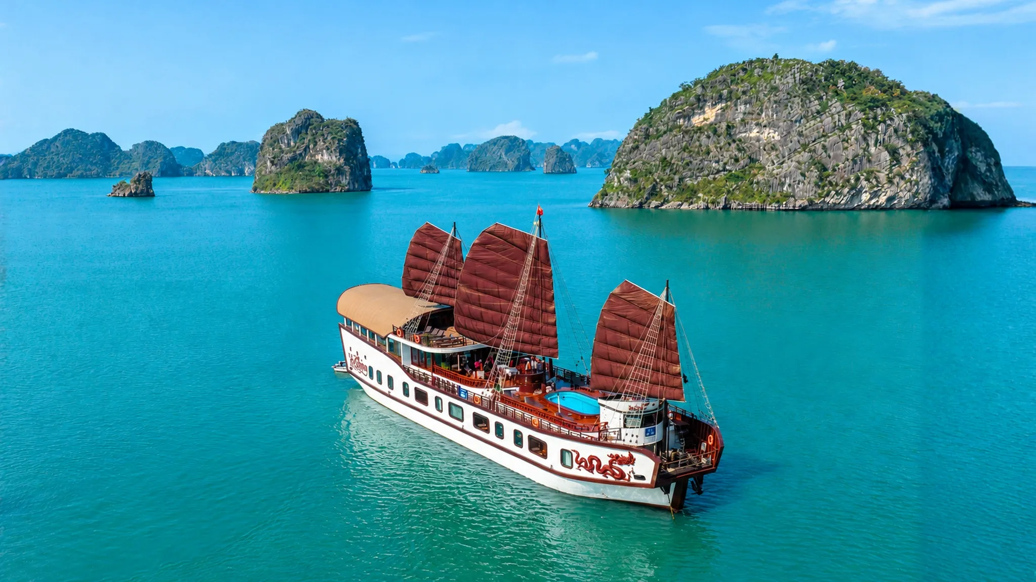 Red Dragon Junk Halong Bay