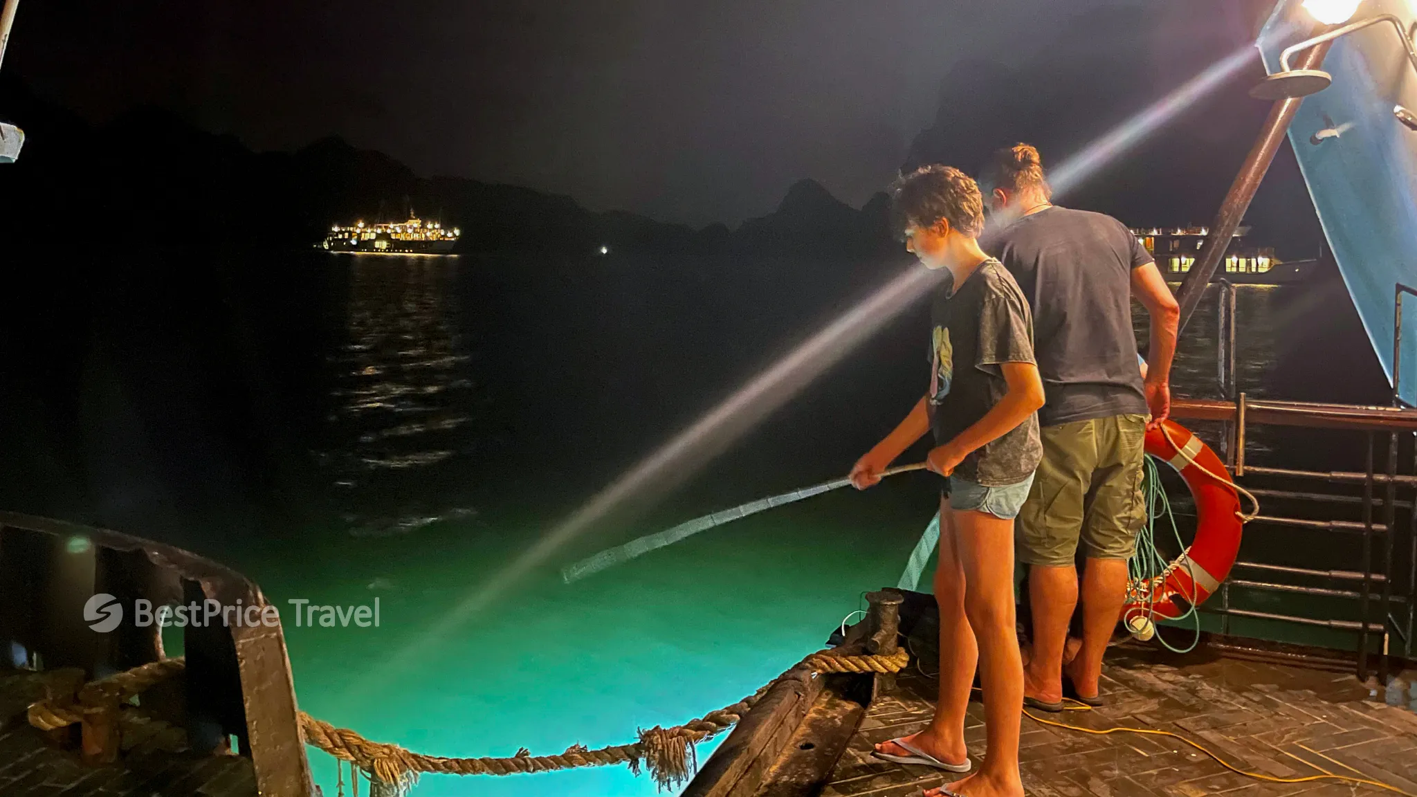 Squid fishing only on overnight cruise