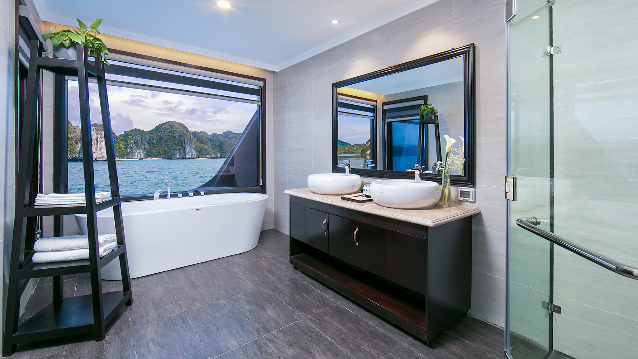 Comfortable bathroom