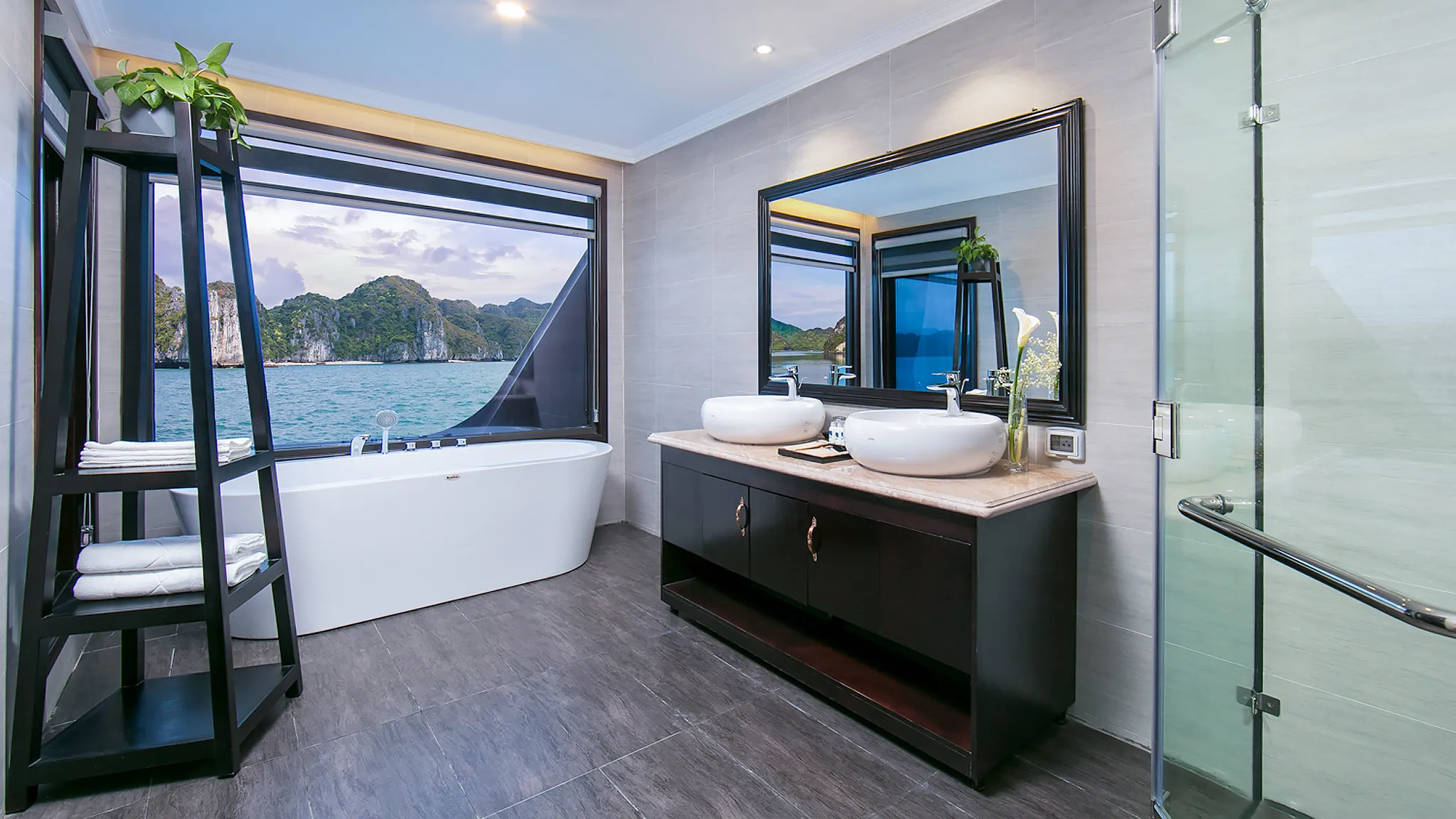 Comfortable bathroom