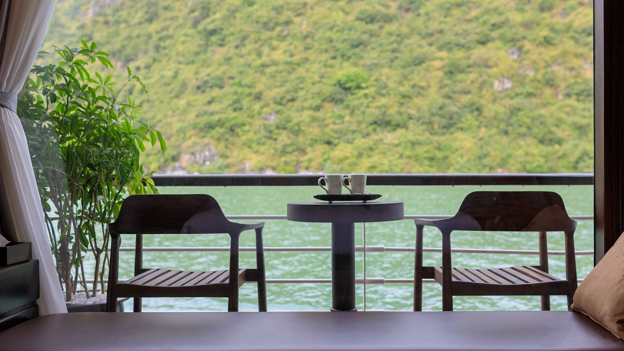 Balcony space for two