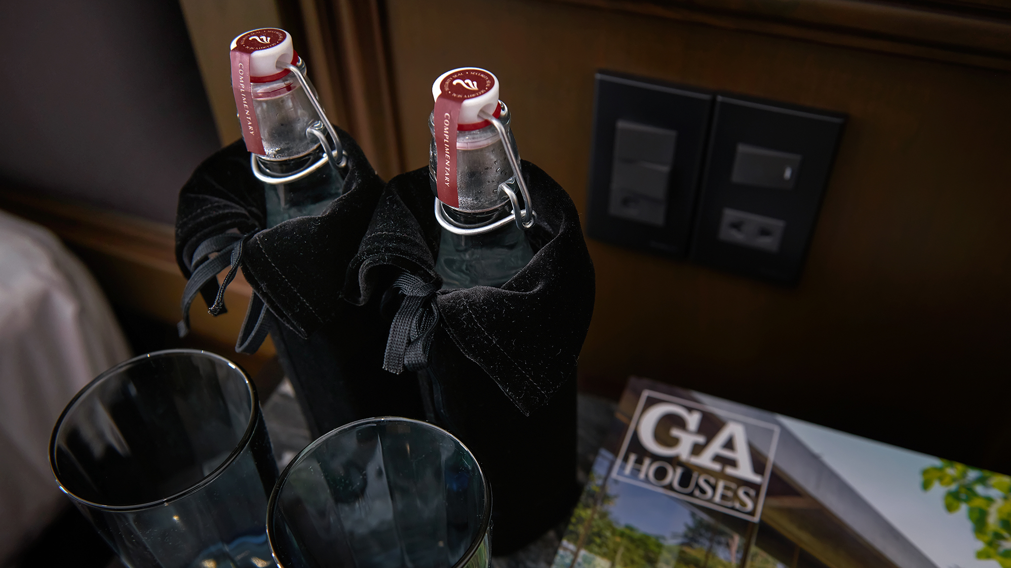 Free Bottled Wine In All Cabins