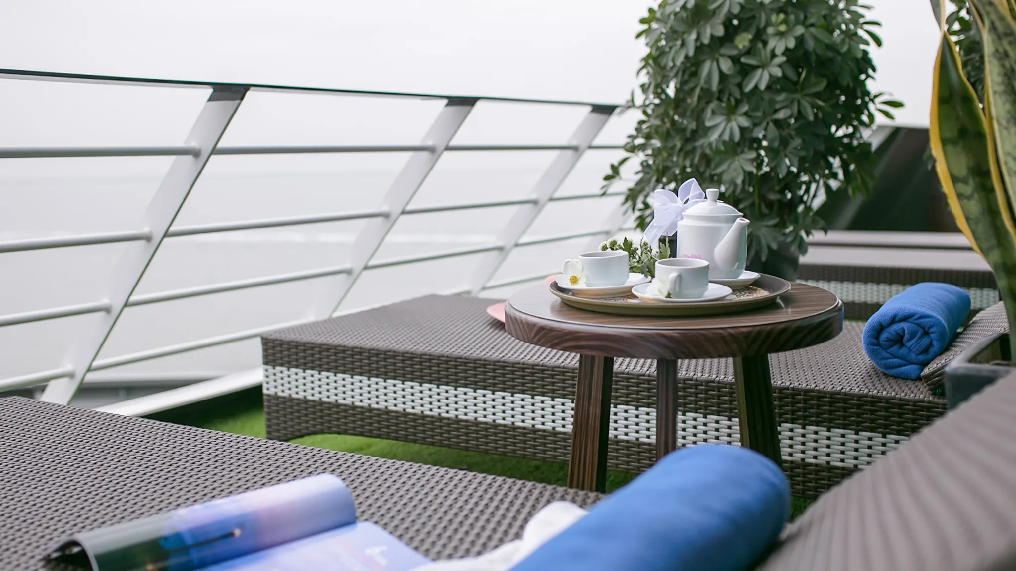 Lay down and enjoy fresh air