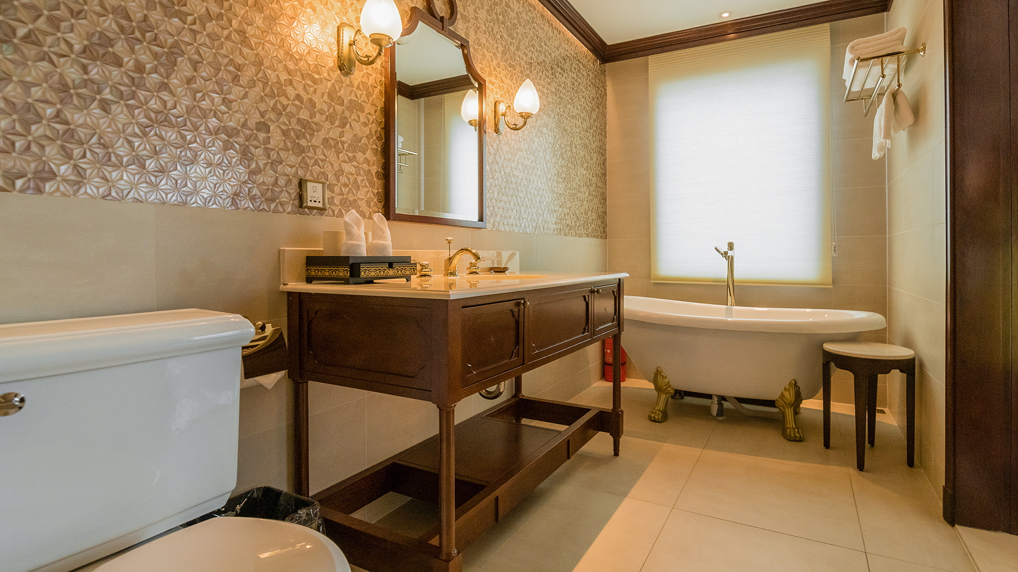 High-class equipment in bathroom