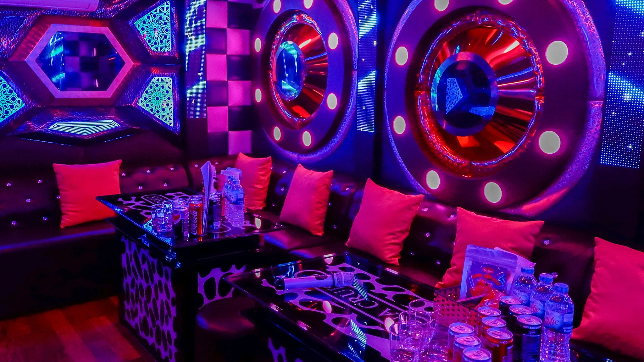 Karaoke room for relaxing