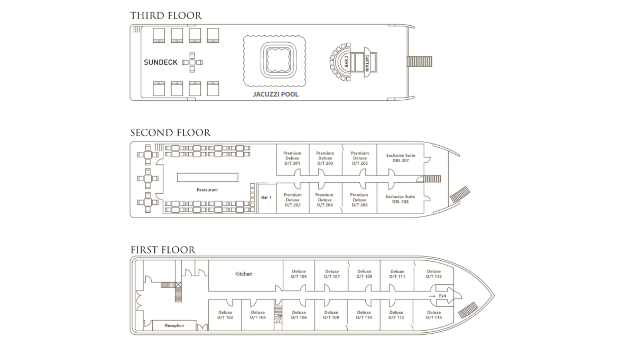 Lily Cruise Deckplan