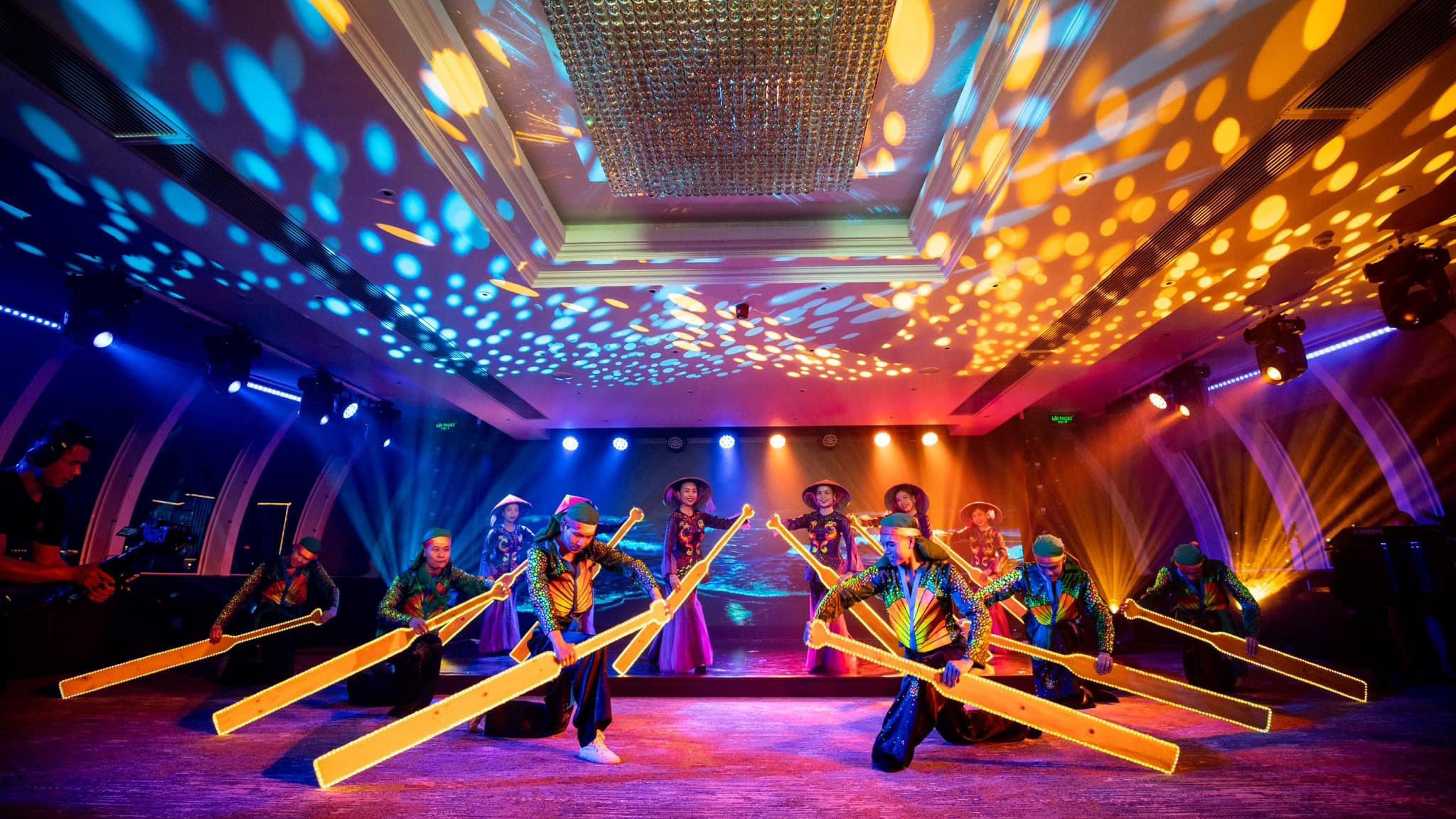 Lively Dance Performance Onboard