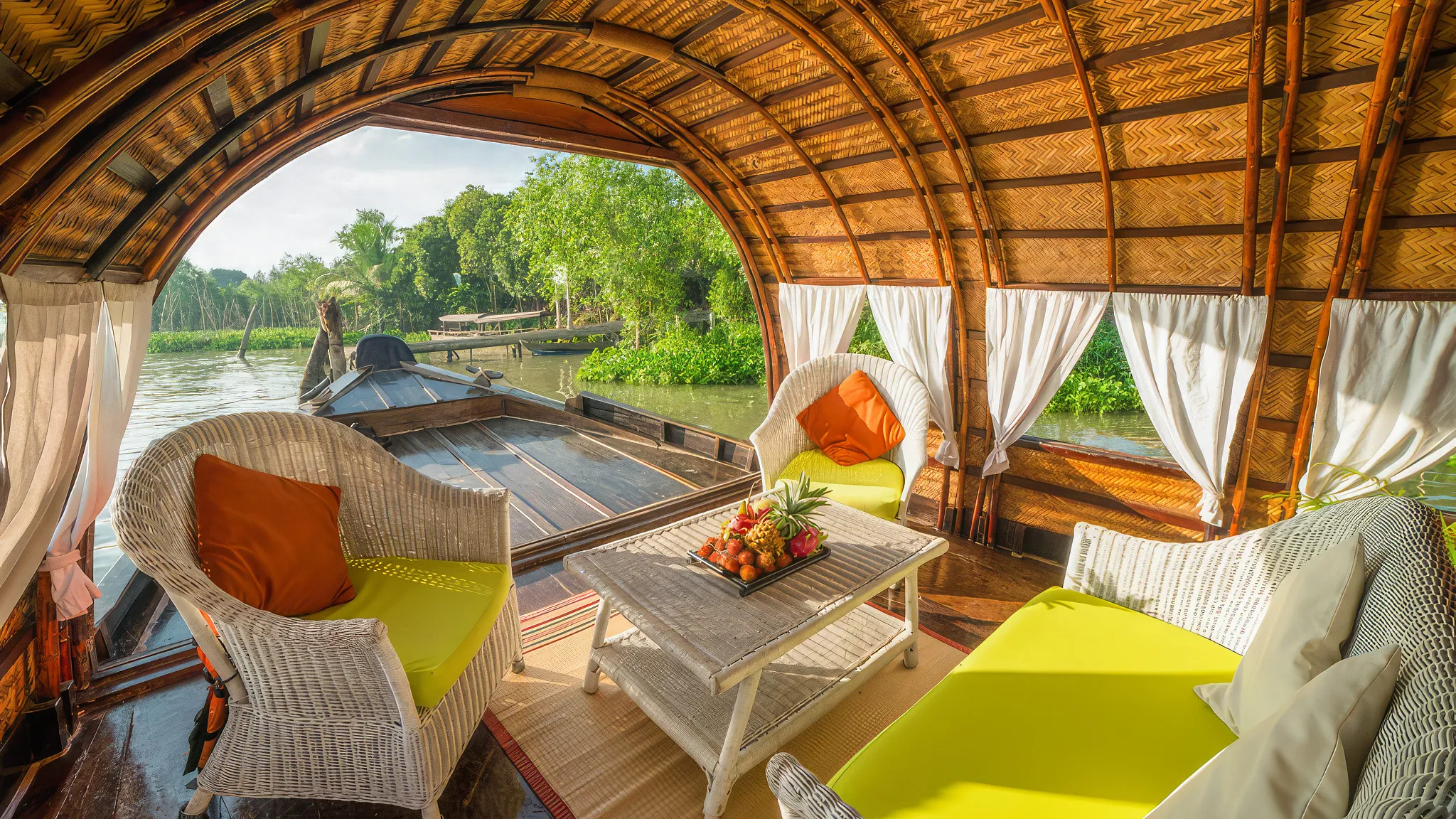 Living Room With River View
