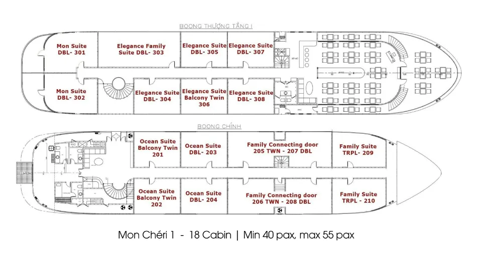 Mon Cheri 1 Deckplan