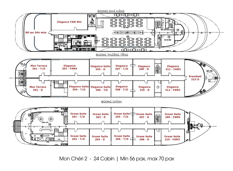 Mon Cheri 2 Deckplan