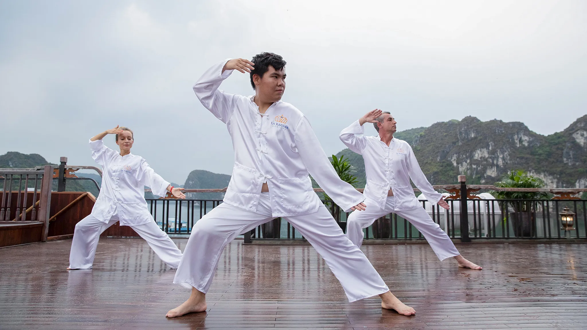Morning Tai Chi class