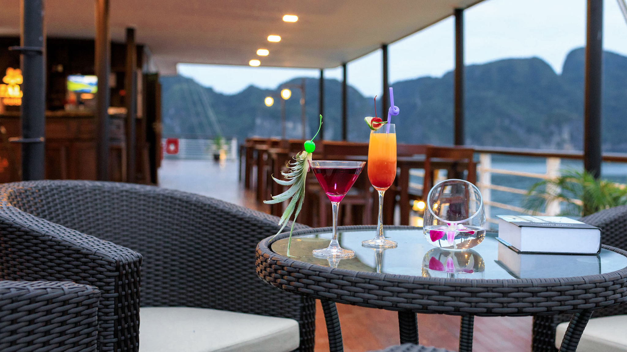 Phoenix cocktail at Orchid Trendy's bar