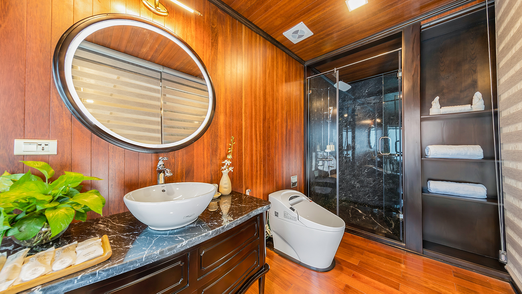 Deluxe bathroom facilities