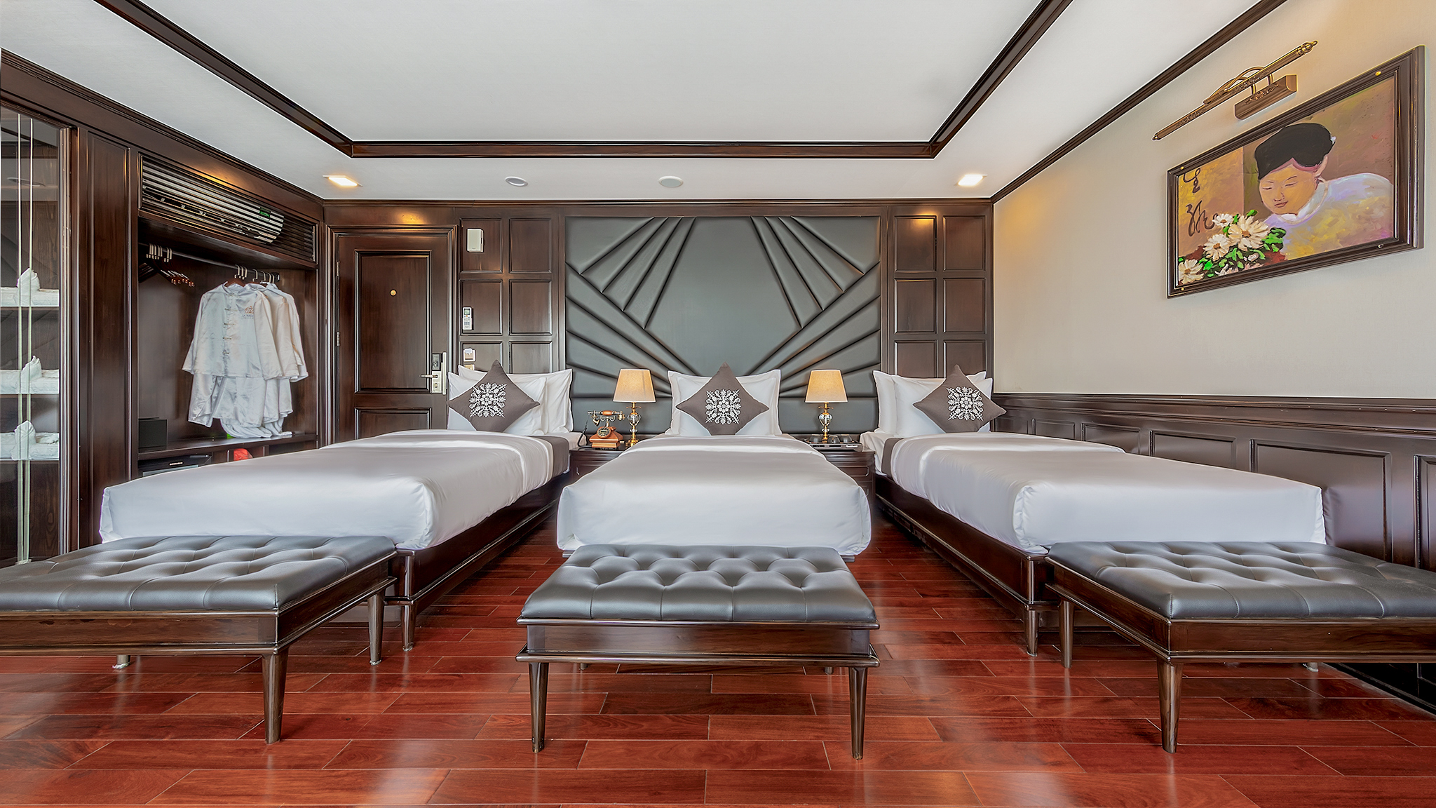 Up to 3 beds in cabin