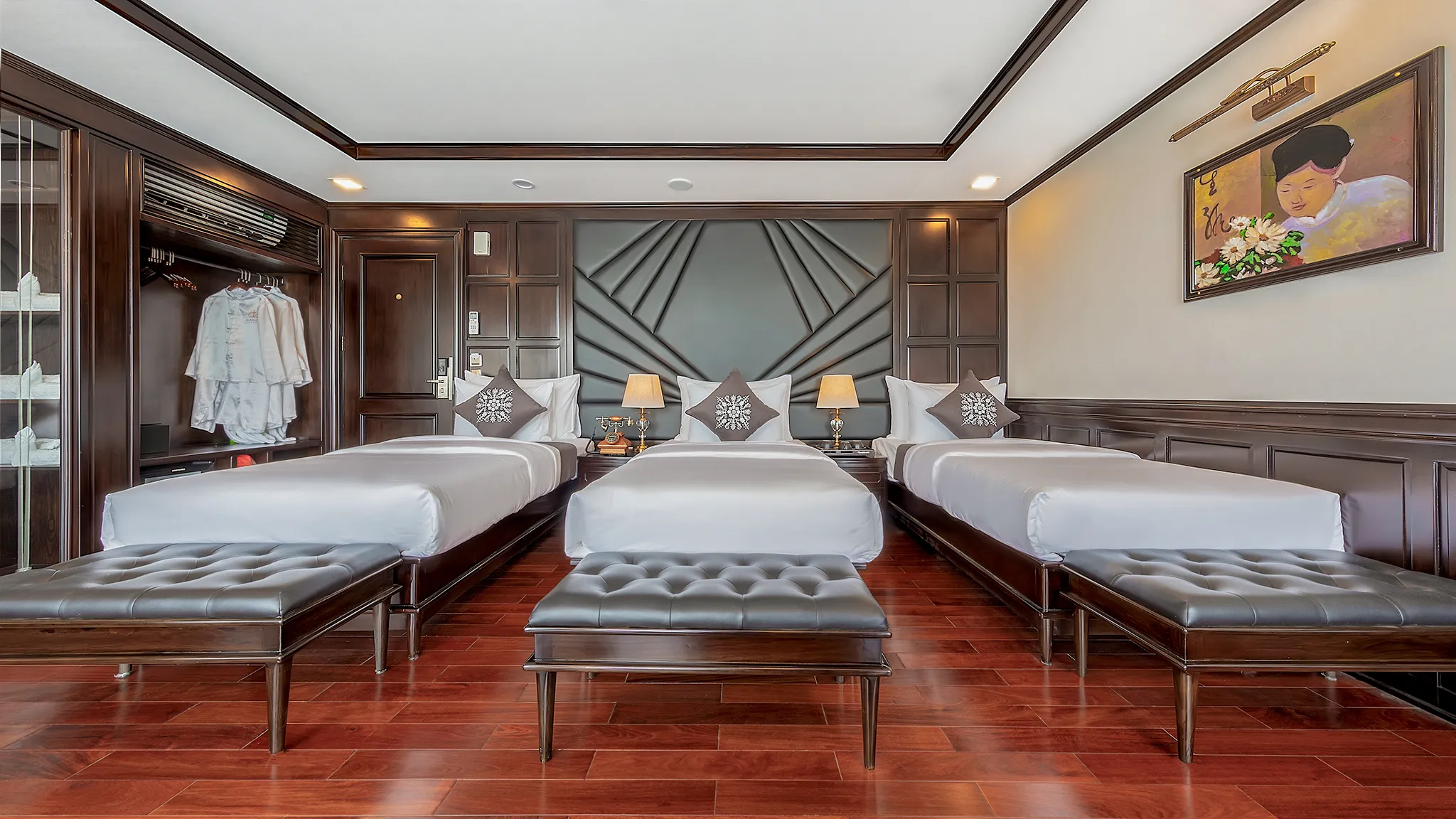 Up to 3 beds in cabin
