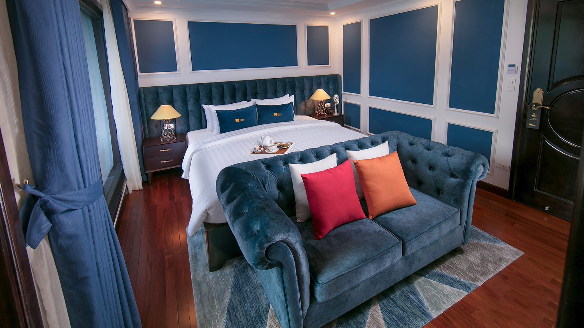 Soft sofa seating area