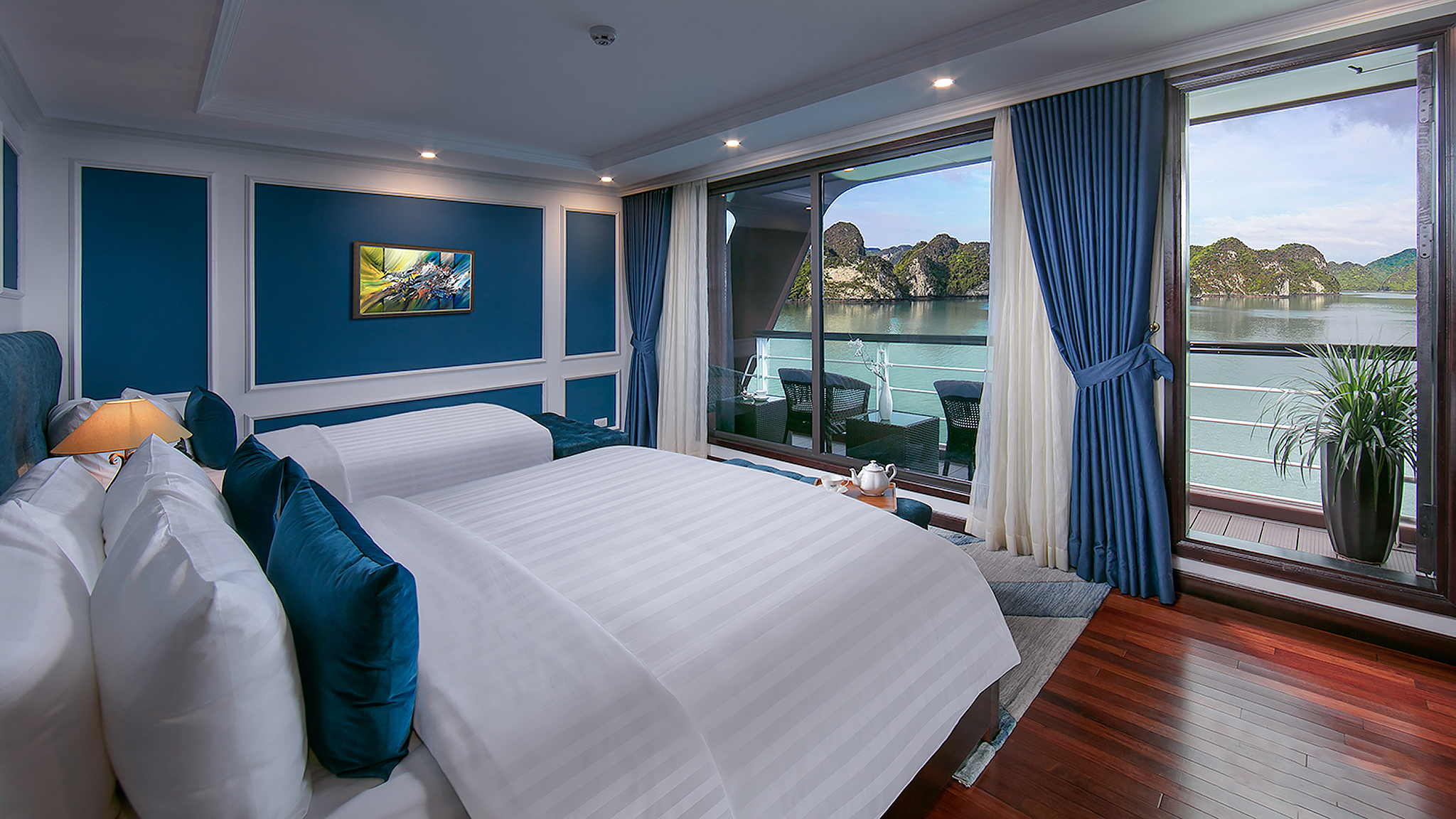 Terrace view of family suite