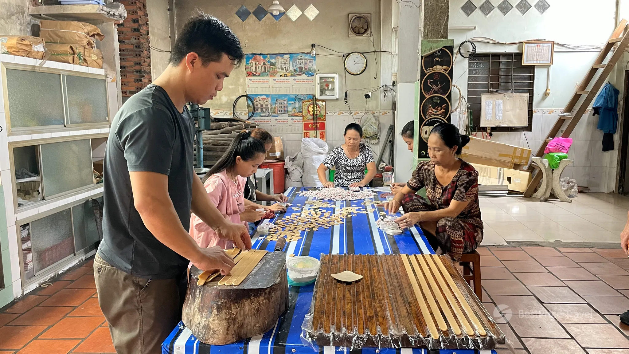 Visit Vietnam's coconut candy workshop