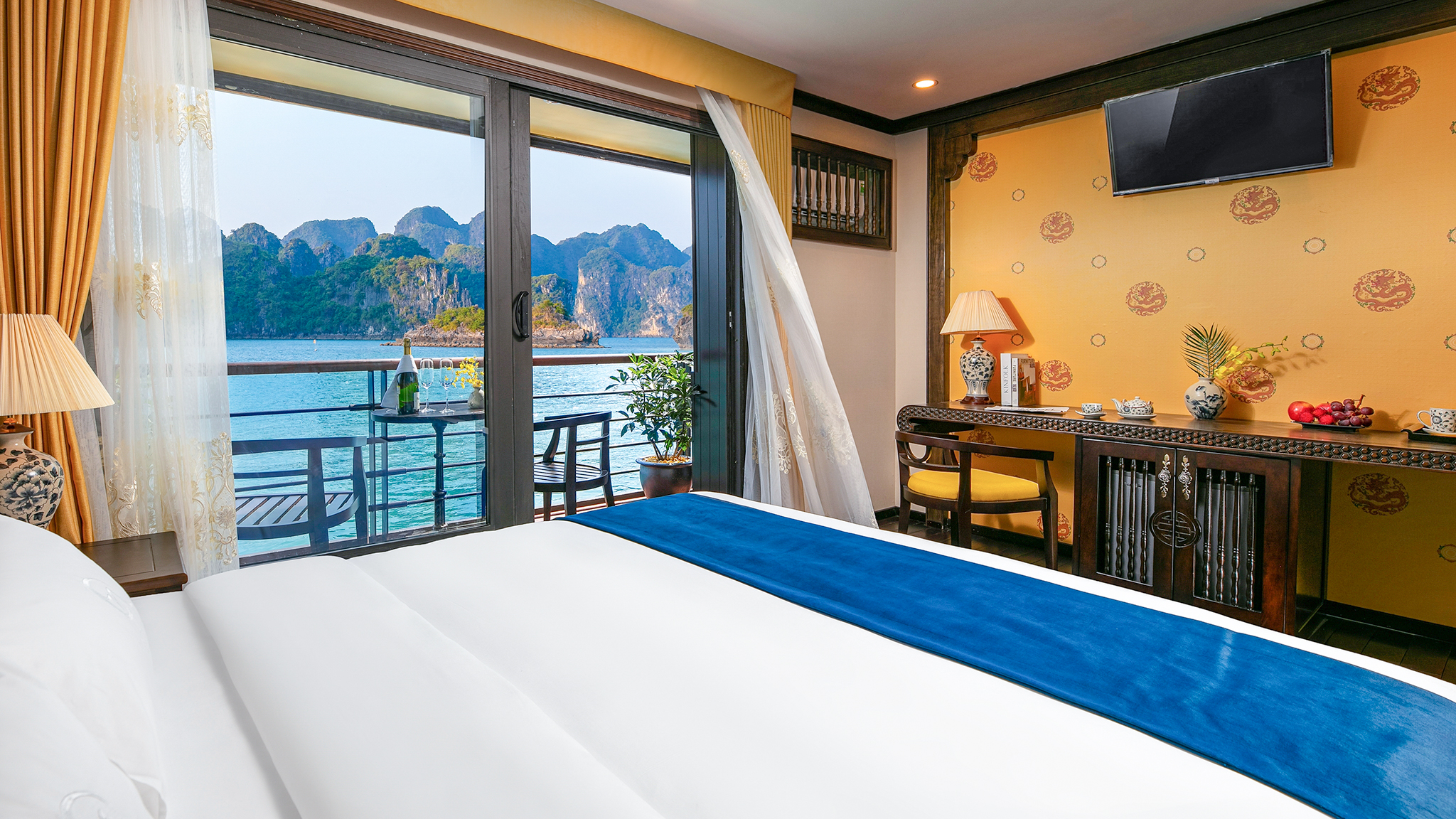 Windy corner in room