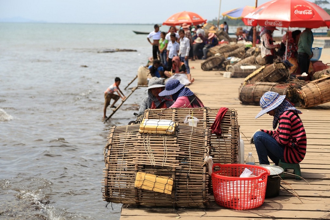The Crab Market in Kep