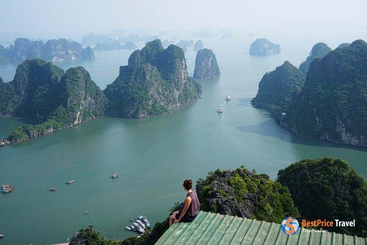 Great view from top of Bai Tho mountain