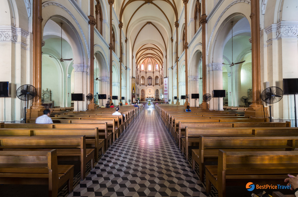 Inside Notre Dame Cathedral