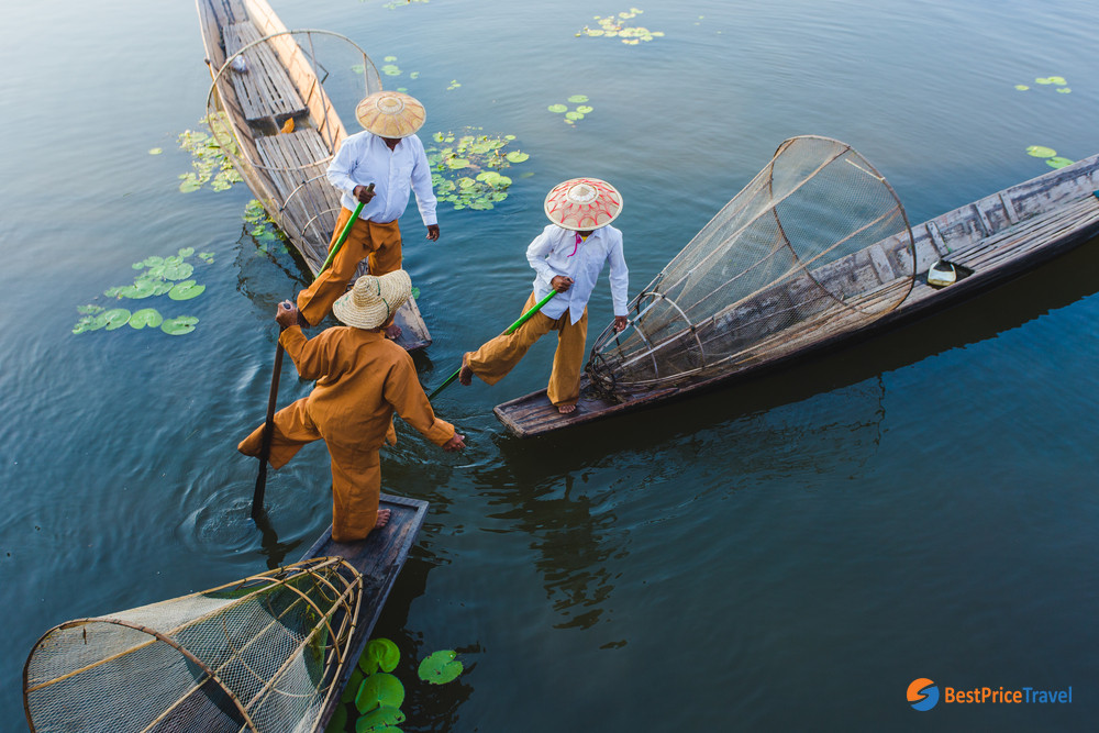 Inle Lake in Myanmar