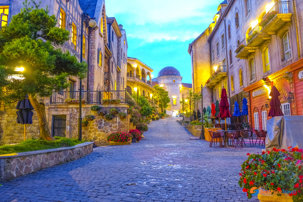 A lovely corner in Ba Na Hills French Village