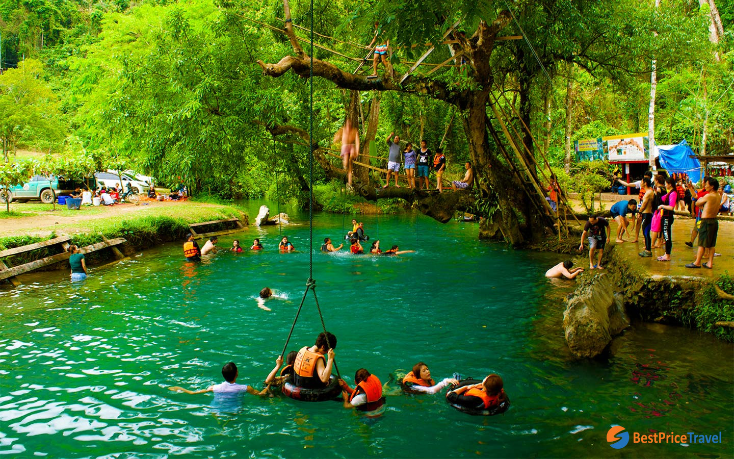 Jump Pool At Blue Lagoon