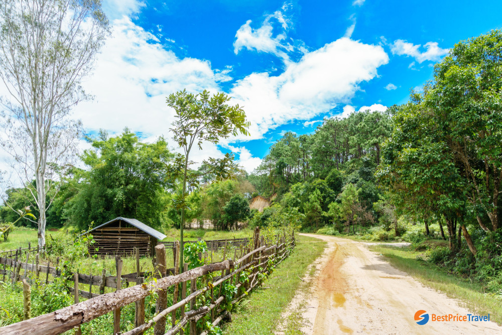 The rustic scene in Xieng Khouang