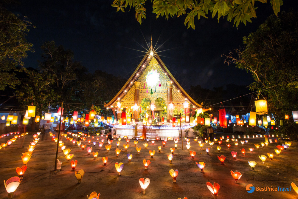 Wan Ok Phansa celebration, last day of the Thai-Lao observance of Vassa