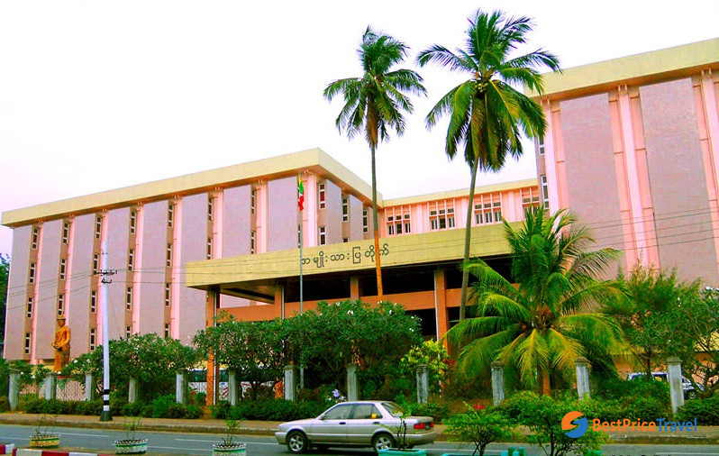 The National Museum of Myanmar in Yangon city