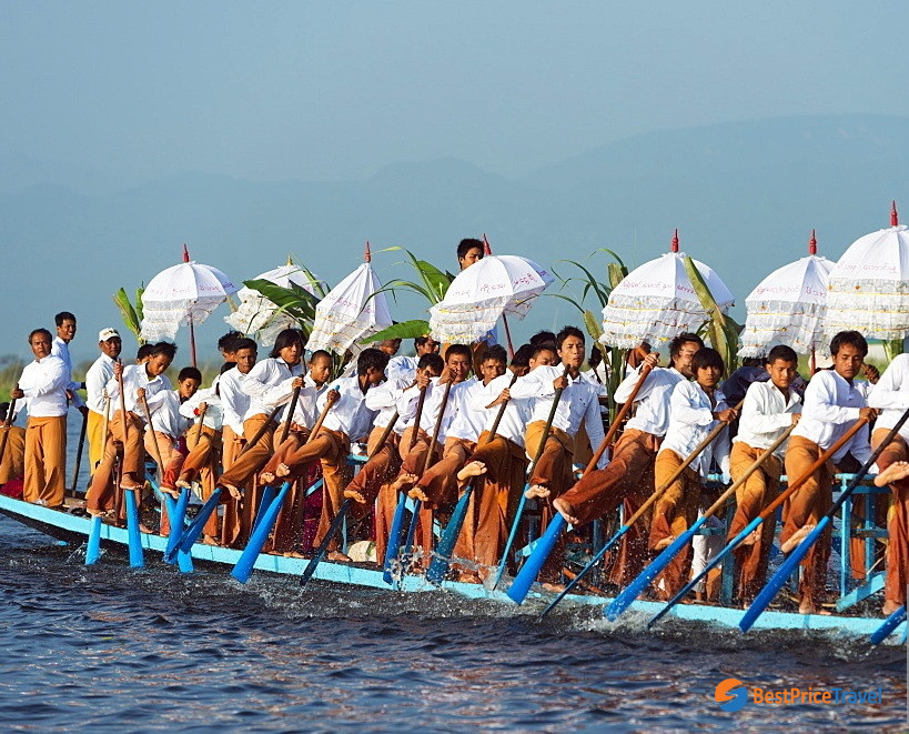 The Phaungdaw Oo Pagoda Festival