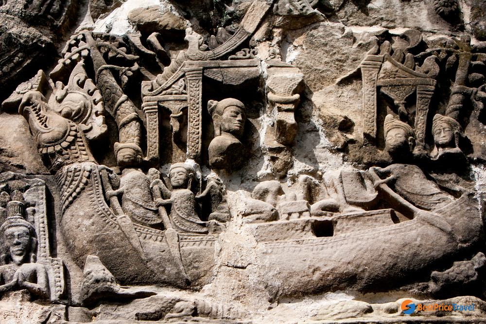 Sculpture in Preah Khan temple