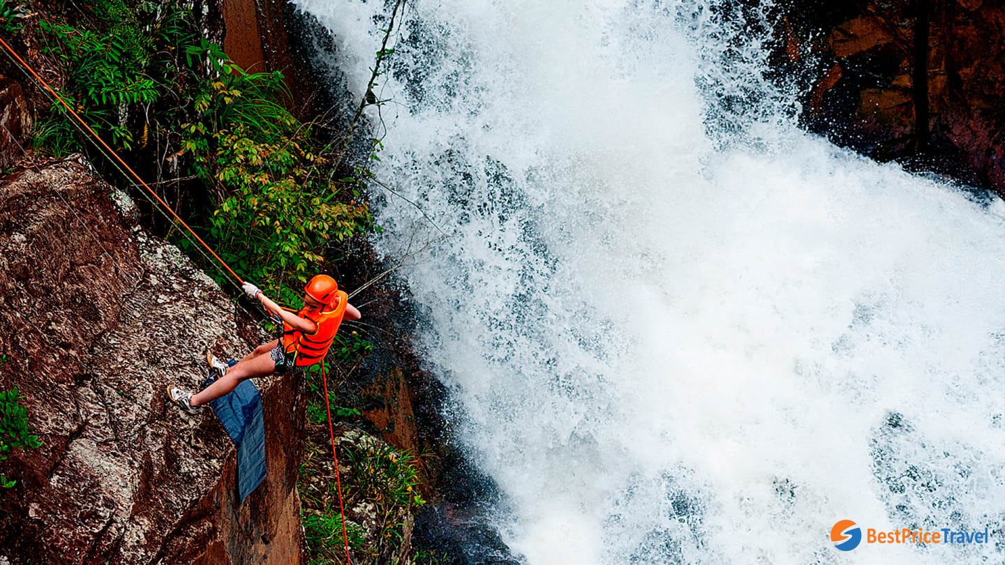 Adventurous activities at Datanla Waterfall