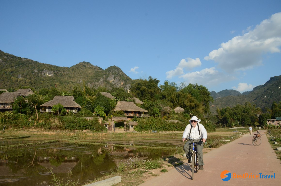 Biking Around The Village